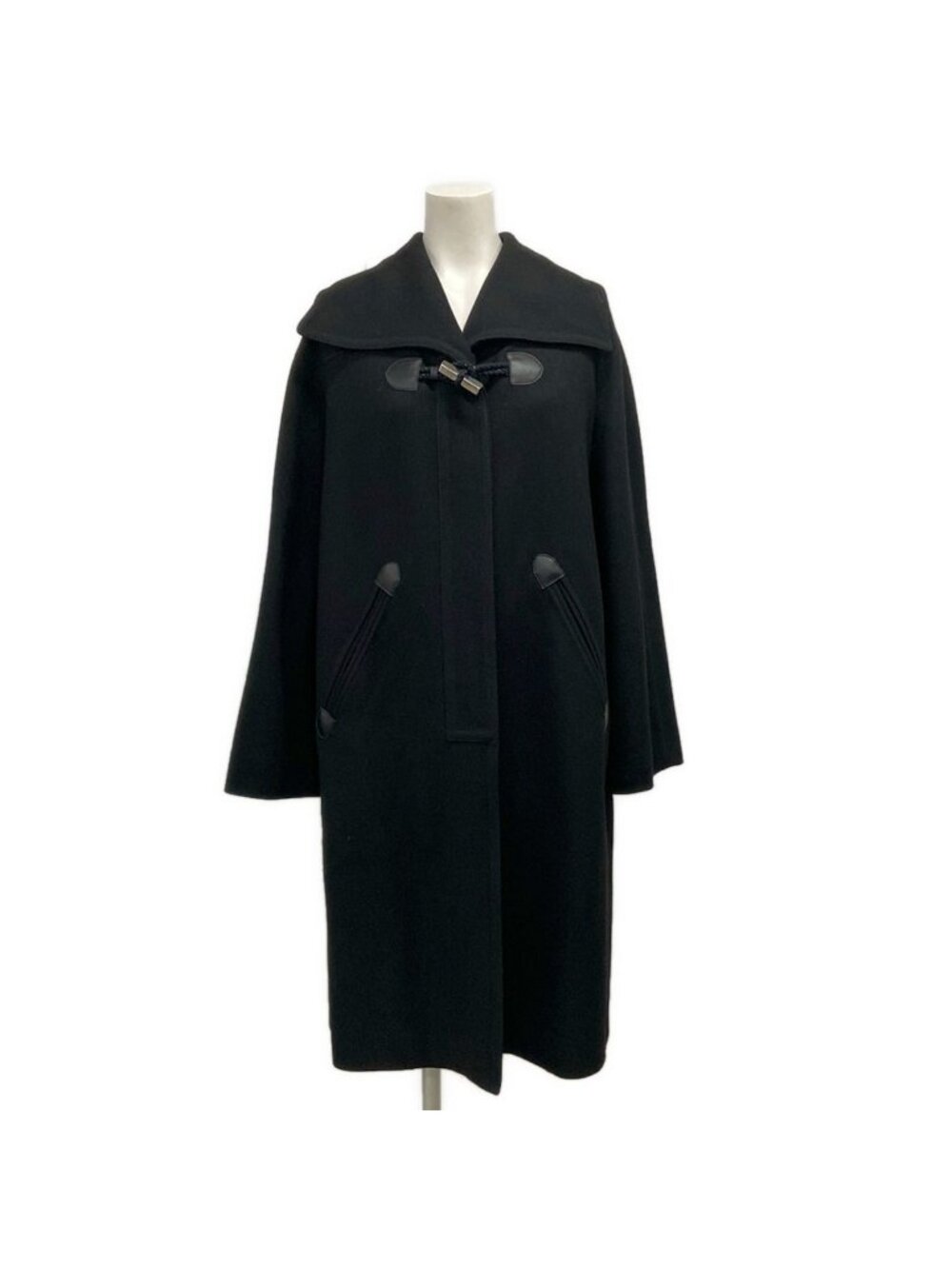 Hermes Coat S Black Resort Collection Winter Wool 34